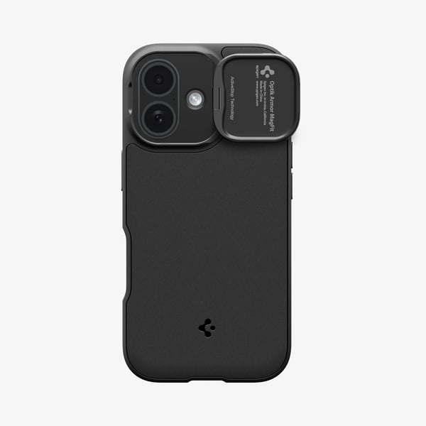Miniatyrbillede 1 af 12: Spigen Optik Armor (Mag Fit) mobiltelefon etui 16 cm (6.3") Cover Sort
