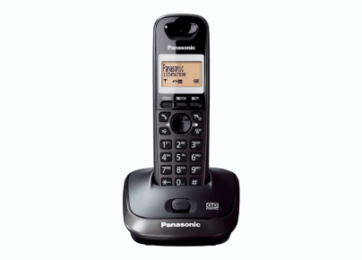 Panasonic KX-TG2521 DECT-puhelin Soittajan tunnistus Musta