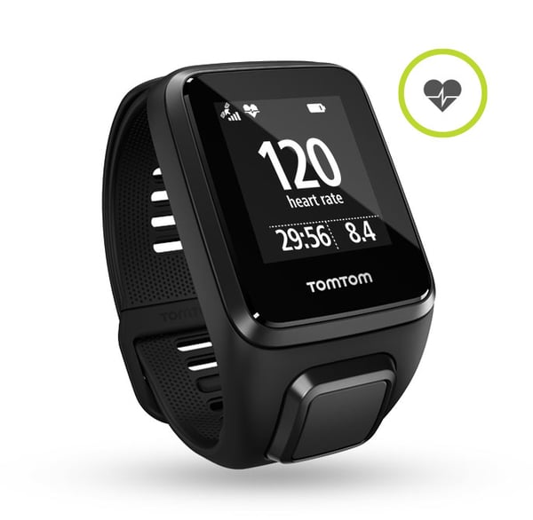 Miniatyrbild 3 av 8: TomTom Spark 3 Cardio svart (L)