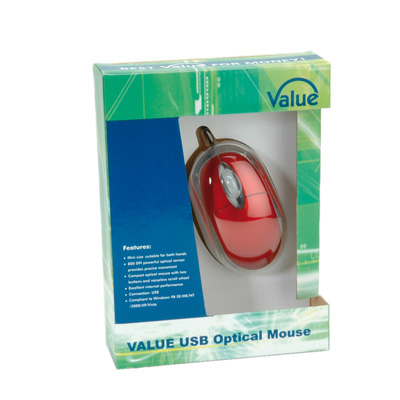 VALUE 18.99.1091 mus USB Type-A Optisk 800 dpi
