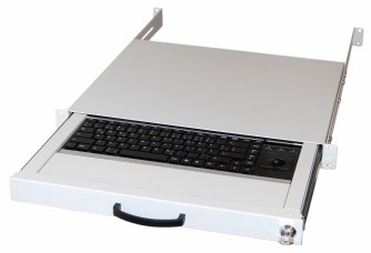 Miniatyrbild 1 av 2: aixcase AIX-19K1UKDETB-W tangentbord USB + PS/2 QWERTZ tyska Vit