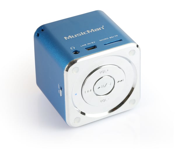 Miniatyrbild 1 av 10: Technaxx Mini Musicman Blå 3 W