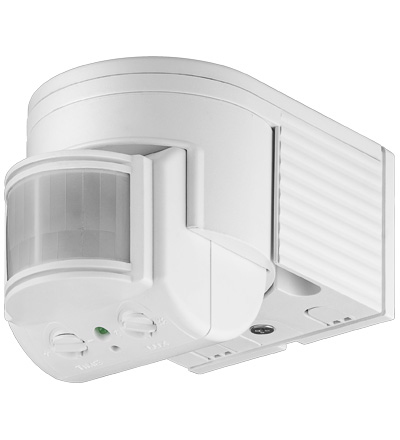 Miniatyrbillede 1 af 5: Goobay 95175 bevægelsessensor Passiv infrarød (PIR) sensor Ledningsført Væg Hvid