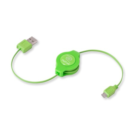 ReTrak EUCABLEMICGN USB-kabel USB 2.0 1 m USB A Micro-USB A 0,48 Gbit/sek. Grøn