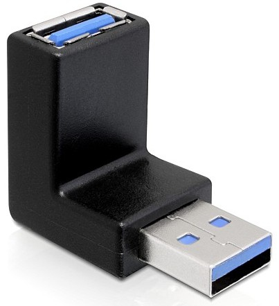 DeLOCK USB 3.0 M/F Sort