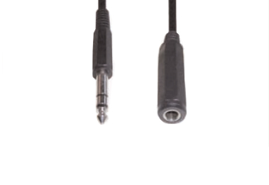 e+p B 46 ljudkabel 5 m 6,35mm Svart