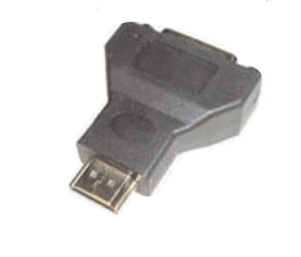 e+p HDMI 5 kabelomvandlare (hane/hona) DVI 24+1pin Svart