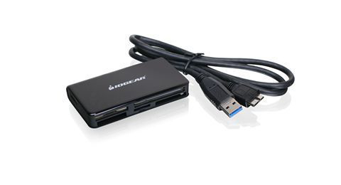 Miniatyrbillede 1 af 4: iogear GFR381 kortlæser USB 3.2 Gen 1 (3.1 Gen 1) Sort
