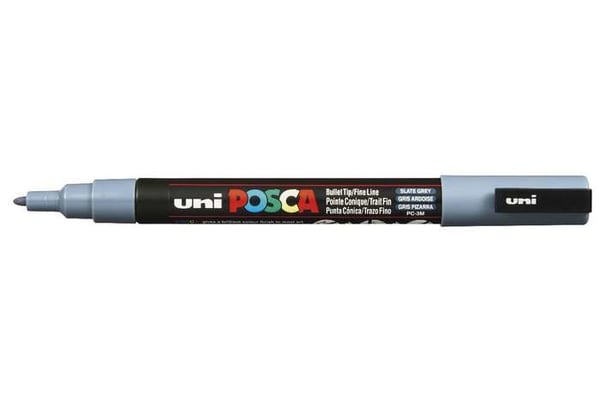 POSCA uni PC-3M speedmarker 1 stk Projektilspids Grå