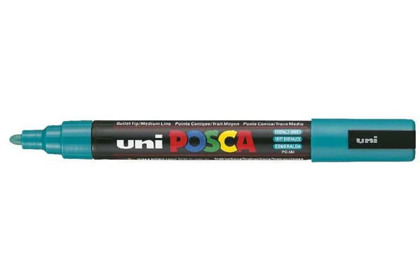 POSCA uni PC-5M speedmarker 1 stk Projektilspids Grøn