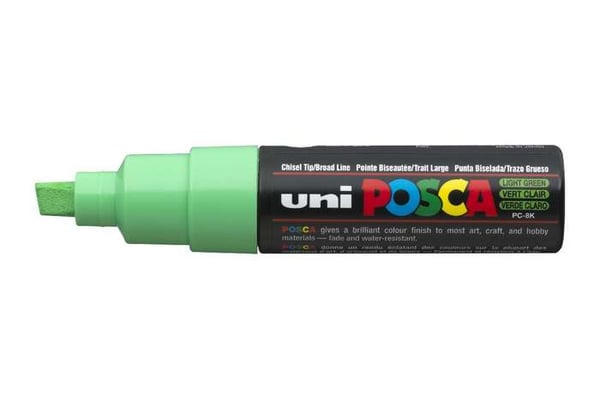 POSCA uni PC-8K speedmarker 1 stk Mejselspids Grøn