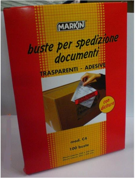 Markin C4 kuvert C4 (229 x 324 mm) Hvid 100 stk