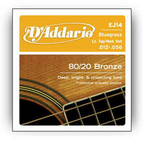 D'Addario EJ14 streng til musikinstrument Akustik 6 stk Stål Guitar