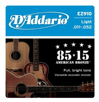 D'Addario EZ910 streng til musikinstrument Akustik 6 stk Stål Guitar