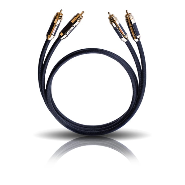 OEHLBACH 13831 lydkabel 1 m RCA Sort