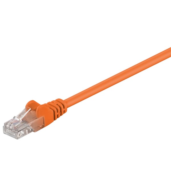 Goobay 95218-GB netværkskabel Orange 1 m Cat5e U/UTP (UTP)