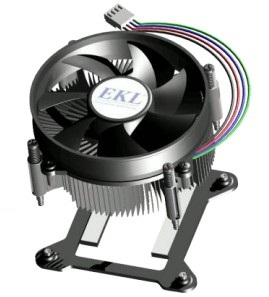 EKL 21910021009 Computerkølesystem Processor Køler 9,2 cm Sort EKL 21910021009 Computerkølesystem Processor Køler 9,2 cm Sort
