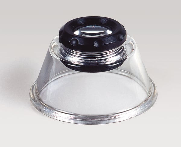 Miniatyrbillede 1 af 2: Kaiser Fototechnik 2332 forstørrelsesglas 10x Sort, Transparent