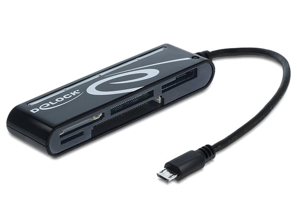DeLOCK 91732 kortlæser USB 2.0 Sort DeLOCK 91732 kortlæser USB 2.0 Sort