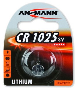 Ansmann 3V Lithium CR1025 Engångsbatteri Litium