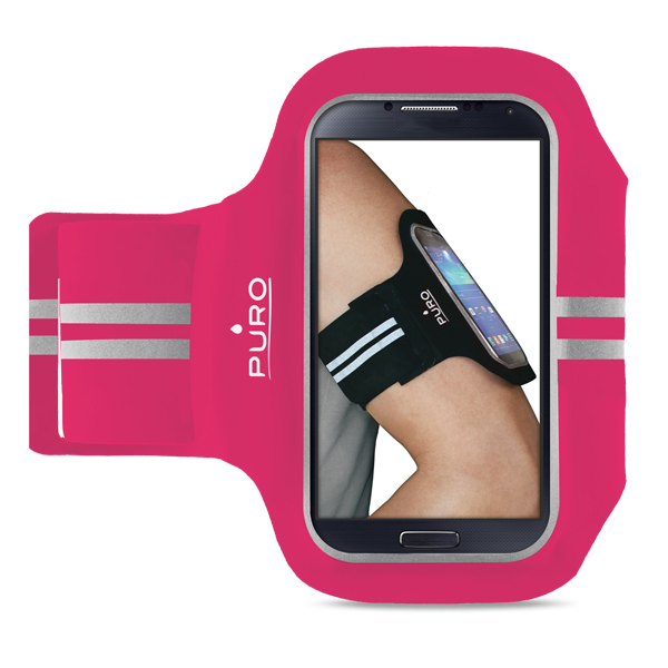 Miniatyrbillede 1 af 2: PURO UNIBANDPNK mobiltelefon etui 12,7 cm (5") Armbåndetui Lyserød
