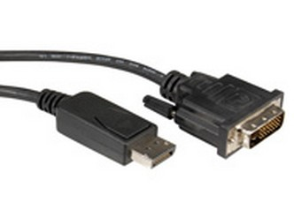 ROLINE 11.04.5610 videokabel adapter 2 m DVI-D DisplayPort Sort