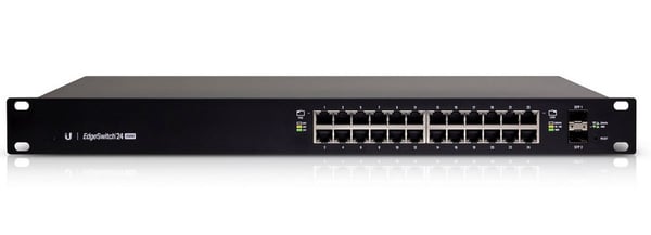 Ubiquiti ES-24-250W netværksswitch Administreret L2/L3 Gigabit Ethernet (10/100/1000) Strøm over Ethernet (PoE) 1U Sort