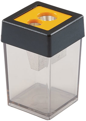 Miniatyrbild 1 av 2: Dahle 53465 pennvässare Manuell pennvässare Transparent, Gul