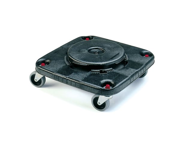 Miniatyrbillede 1 af 5: Rubbermaid BRUTE 3530 papirkurv tilbehør Sort Dolly