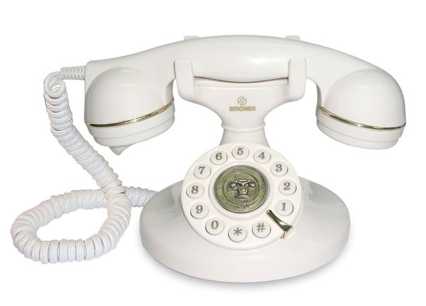 Brondi Vintage 10 Analog telefon Hvid