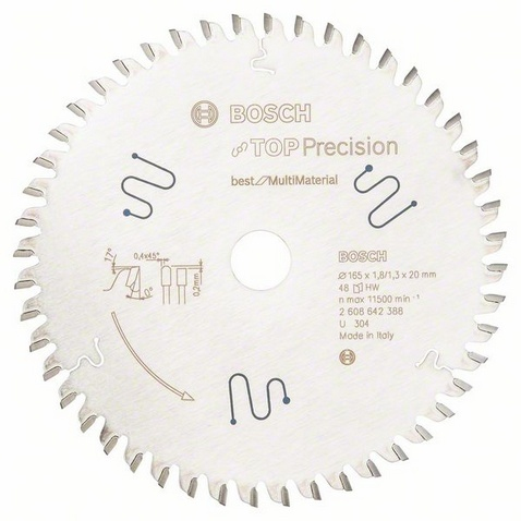 Bosch 2608642388 cirkelsågsblad 16,5 cm