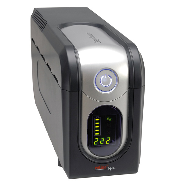 ROLINE DesignSecure 825 UPS-enhed Interaktivt indgangsstik 0,825 kVA 495 W 5 AC stikkontakt(er)
