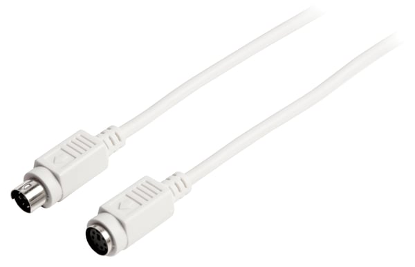 Valueline VLCP51100I20 PS/2-kabel 2 m Elfenben