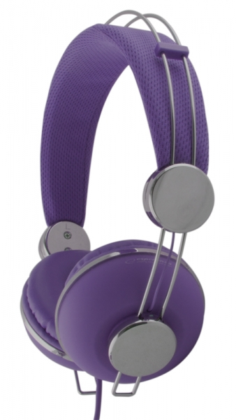 Miniatyrbillede 1 af 3: Esperanza EH149V hovedtelefoner/headset Ledningsført Musik Violet