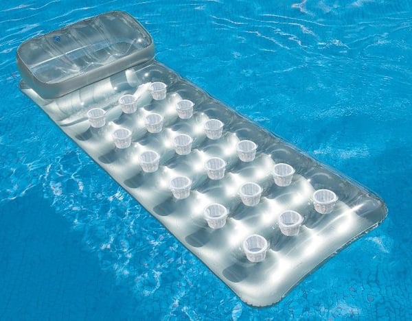 Intex 58894EU pool og strand flyder Grå Monokromatisk Vinyl Flydende madras Intex 58894EU pool og strand flyder Grå Monokromatisk Vinyl Flydende madras