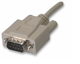 Cable Company Serial Cable DB9M DB9F rinnakkaiskaapeli Harmaa 10 m