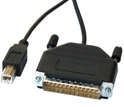ROLINE Cable Parallel / USB, 1.8 m parallella kablar Svart 1,8 m