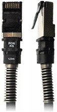 PatchSee PCI6-U/16 nätverkskablar Svart 4,9 m