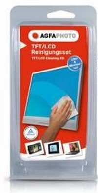 AgfaPhoto 101014 laitteiston puhdistusväline LCD/TFT/Plasma Laitteiden puhdistuskuivaliinat & -neste 125 ml