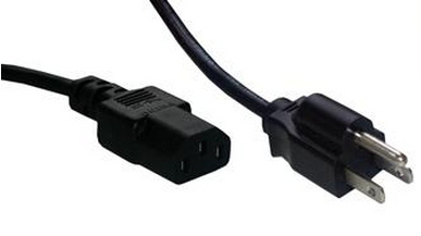 Miniatyrbild 2 av 2: MCL MC903-2M strömkablar Svart Strömkontakt typ B C13 coupler
