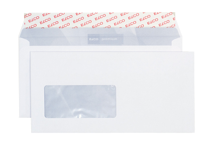 Elco Premium Optifix C5/6 229 x 114/33mm kirjekuori C6/C5 (114 x 229 mm) Valkoinen 500 kpl Elco Premium Optifix C5/6 229 x 114/33mm kirjekuori C6/C5 (114 x 229 mm) Valkoinen 500 kpl