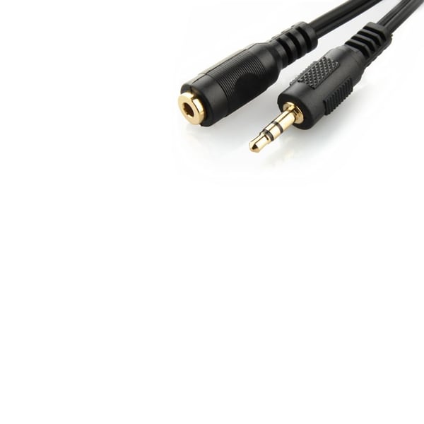 Cablexpert Skjøtekabel 3,5 mm Hunn - 5 Meter AUX-forlengelse for Høykvalitets Lyd