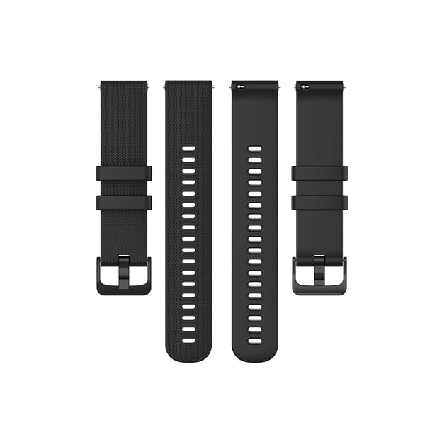 Silikonarmbånd 22mm for Garmin Vivoactive 4 - Svart