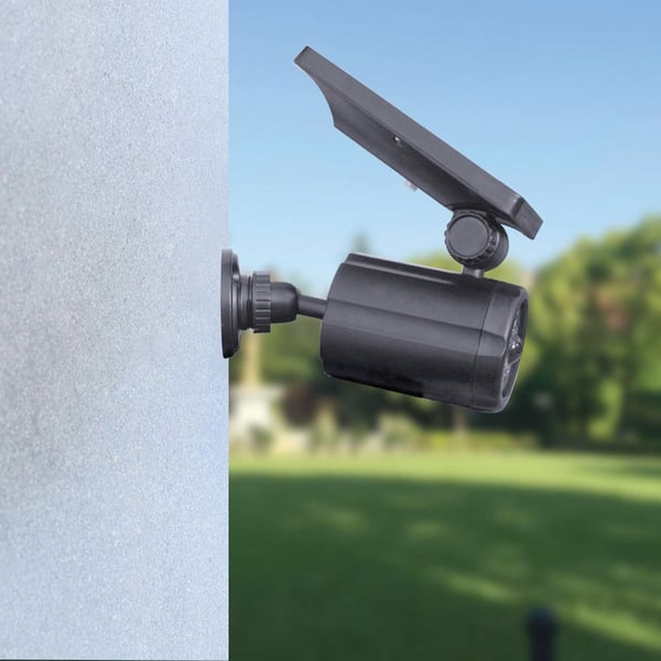 SUNARI Solar lampe med PIR Dummy Camera 4W 300lm 6000K