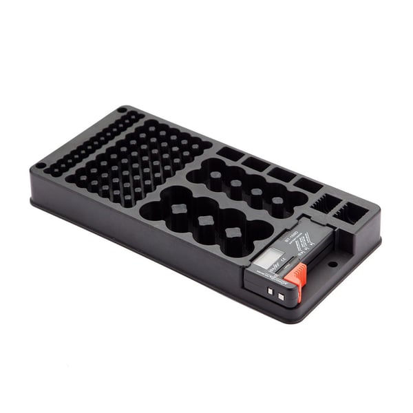 Batteriboks med batteritester