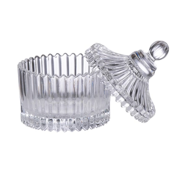 Alpina Glasskrukke med lokk 7cm