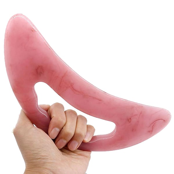 Gua Sha massagekam / ergonomisk massageverktyg för ansikte och kropp