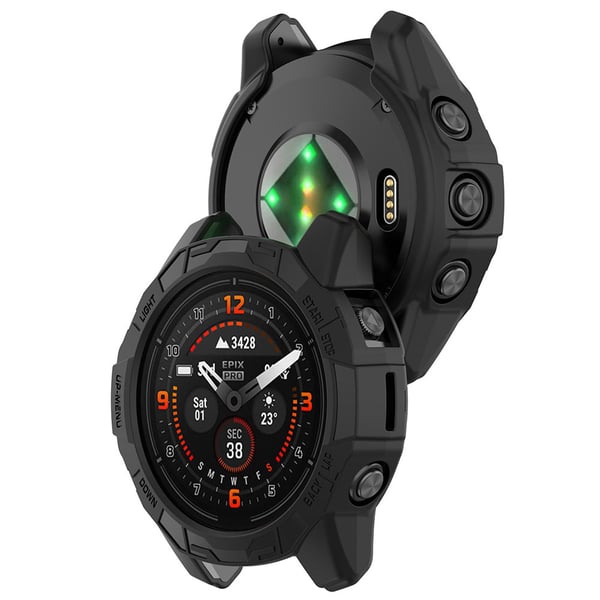 Beskyttelsescover til Garmin Fenix ​​​​7 / Fenix ​​​​7 Pro - Sort