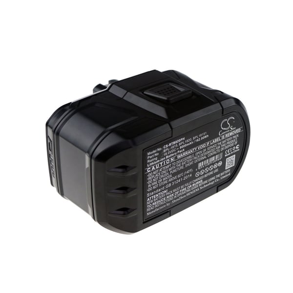 Batteri med høy kapasitet for Ryobi ONE+ 9000mAh 18V