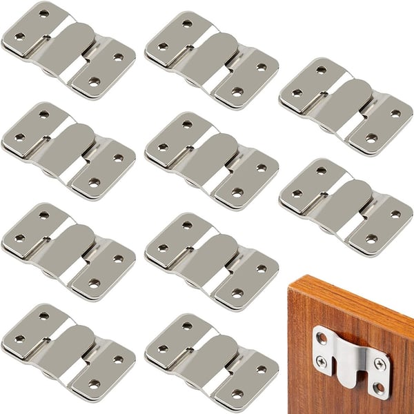 Kuvan ripustin 54 mm - 10-pack seinätelineet kuvakehyksille ja valokuvakehyksille Kuvan ripustin 54 mm - 10-pack seinätelineet kuvakehyksille ja valokuvakehyksille